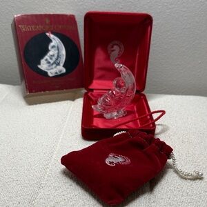 Waterford Crystal Baby's first Christmas 2000 ornament
